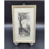 Image 1 : Small Framed & Signed Drawing