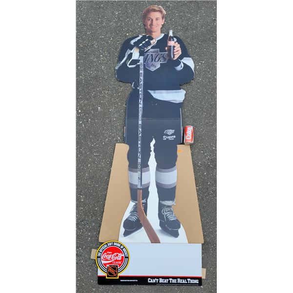 Vintage Wayne Gretzky Coca-Cola Life Size Cardboard Cutout