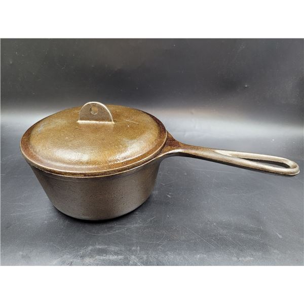 Vintage Cast Iron Stew Pan 2Qt. Made In USA