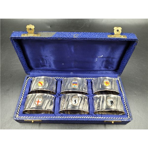 Napkin Rings Traveler Gift Souvenier - Famous Capitals