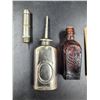 Image 2 : Vintage Straubmullers Elixir Tree Of Life Nectar Bottle & Small Oiler Can