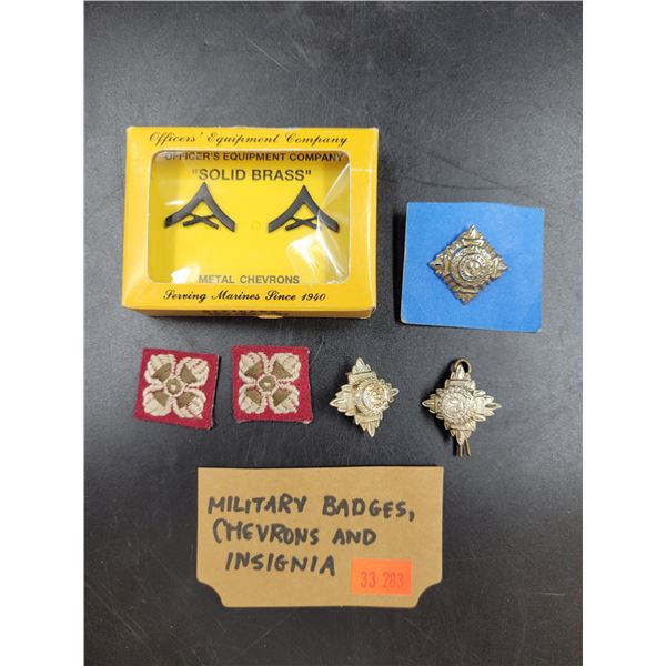 Military Badges, Chevrons & Insignia