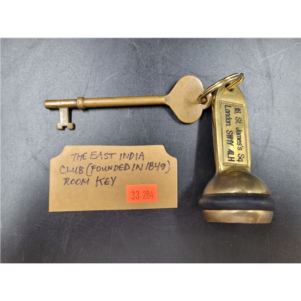 The East India Club Room Key