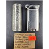 Image 1 : Vintage Colibri Model 8800 Butane Pipe Lighter & Metal Lighter Case Cover