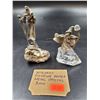 Image 1 : Wizard Figurines, Pewter Metal Crystal Ball
