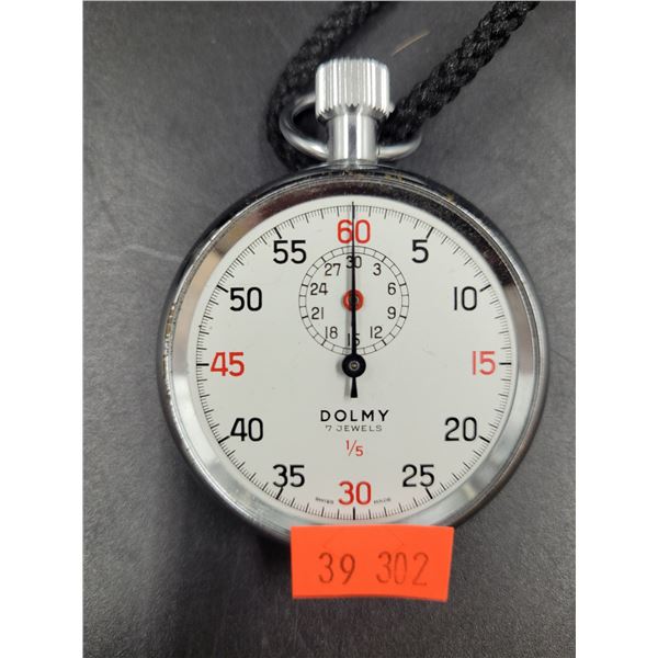 Vintage Dolmy London 7 Jewels Stop Watch