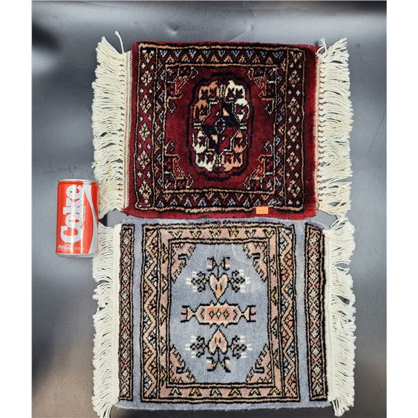 Vintage Hand Knotted Prayer Rugs