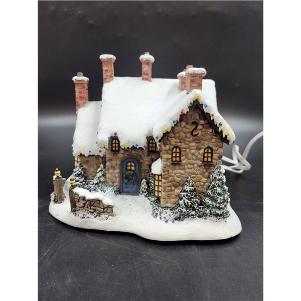Thomas Kinkade Hawthorne Village "McKenna's Christmas" Light Up House Décor