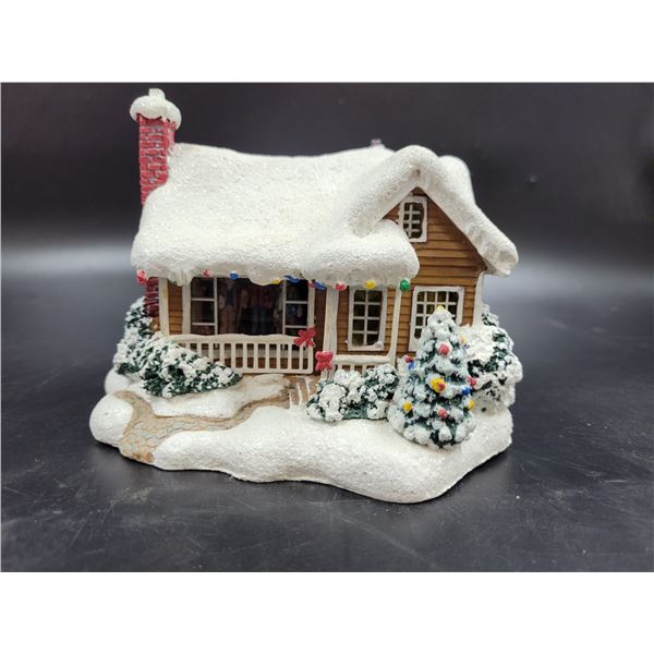 Thomas Kinkade Painter Of Light "Childhood Home" Light Up House Décor