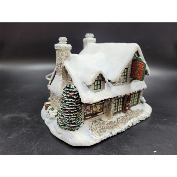 Thomas Kinkade Hawthorne Village "Sant'a Workshop Toys" Light Up House Décor