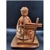 Image 1 : Large Hand Carved Wooden Asian Statue
