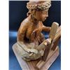 Image 2 : Large Hand Carved Wooden Asian Statue