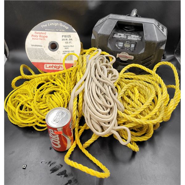 Twisted Rope and Motomaster Inflator