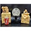 Image 1 : Memories of Yesterday Collectible Figures and Santa Claus Snow Globe