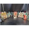 Image 2 : Porcelain Christmas Village Buildings and Accessories