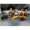 Image 1 : Signed H. Moose Stone Animal Carvings