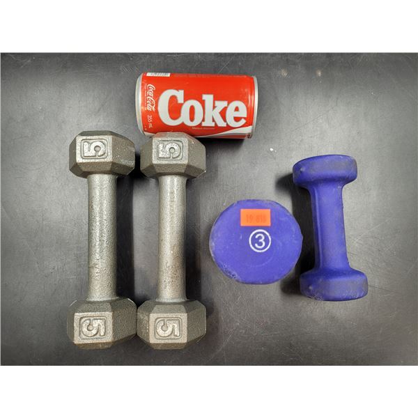 3lbs & 5lbs Dumbbells