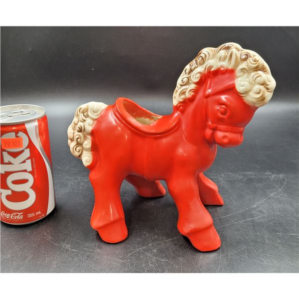 Shawnee Pottery Red Pony Planter