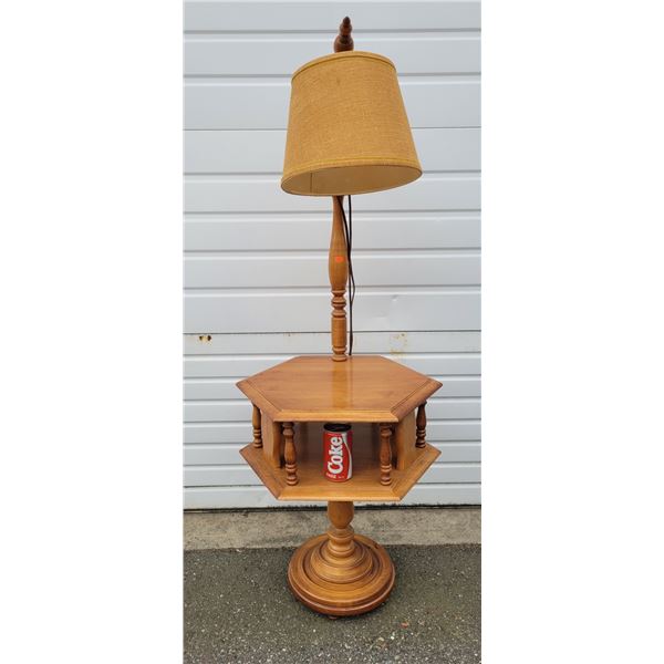 Bedside Maple Table Lamp