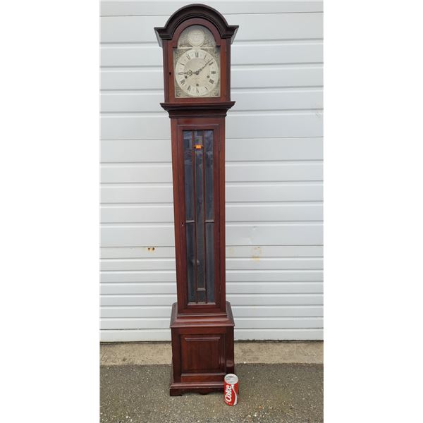 Large Tall Case Grandfather Clock