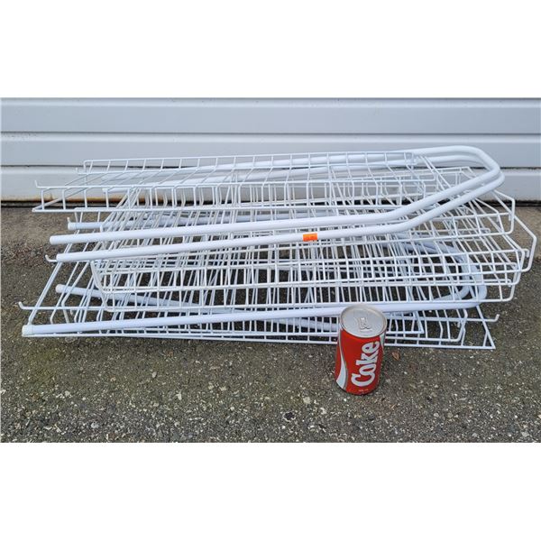 Disassembled Metal Shoe Rack