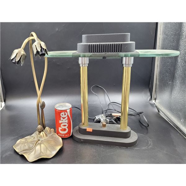 Lily Lamp & Bankers Style Lamp