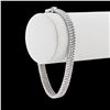 Image 3 : 6.04 ctw Diamond 18K White Gold Tennis Bracelet