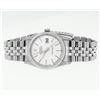 Image 2 : Rolex Mens Stainless Steel 36MM Silver Index 14K White Gold Bezel 36MM Datejust