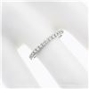 Image 3 : NEW Classic 18k White Gold 0.25 ctw Round Prong Diamond 2.2mm Wedding Band Ring