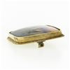 Image 5 : Antique 14k Gold Detailed Hand Painted Boat Scene w/ Engraved Frame Pin Brooch