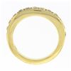 Image 8 : NEW 18k Yellow Gold 2.0 ctw French Cut Channel Diamond Stack Wedding Band Ring