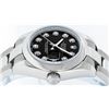 Image 9 : Rolex Ladies Stainless Steel Black Diamond Quickset Datejust With Oyster Band