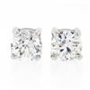 Image 1 : Antique Platinum.83 ctw Old European Diamond 4 Prong Basket Classic Stud Earring