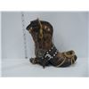 Image 1 : EBROS WESTERN TEXAS STAR COWBOY BOOT WITH SPUR WINE HOLDER