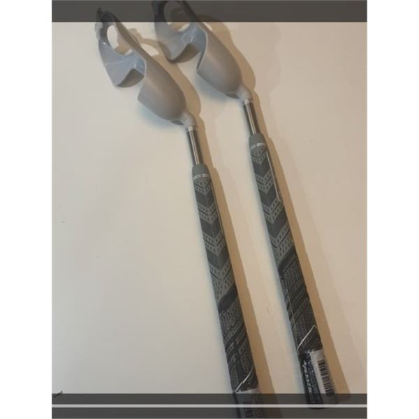 SET OF 2 GOLF PRIDE MCC PLUS4 GRIPS GRAY MIDSIZE NEW