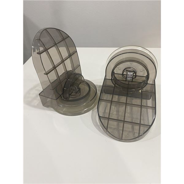 2 PCS SHOWER FOOT REST BATHOOM PEDAL REUSABLE SUCTION CUP COMPATIBLE WITH BATHROOM AND SHOWER NEW