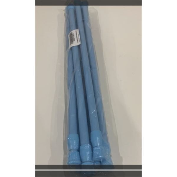 6 PCS TENSION ROD OEH TENSION RODS NO DRILLING RUSTPROOF TENSION CURTAIN ROD NEW