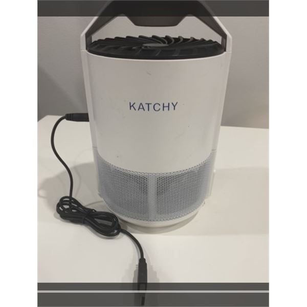 KATCHY INDOOR INSECT AND FLYNING BUGS TRAP FRUIT FLY GNAT MOSQUITO KILLER WITH U LIGHT FAN STICKY GL