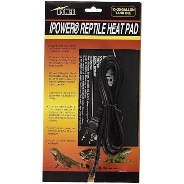 REPTILE HEAT PAD UNDER TANK TERRARIUM HEAT MAT FOR SMALL ANIMALS 8 X 18 INCH NEW