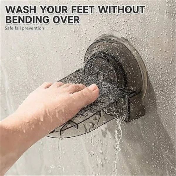 2 PCS SHOWER SHAVING LEGS ASSIST MOUNTED FOOT MAINTAIN BALANCE WASHING REST COMFORTABLE NEW