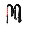 Image 1 : MALINERO HORSE BLACK RED WHIP SET FAUX LEATHER WHIP HORSE RIDING WHIP 18 INCH NEW