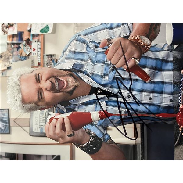 Chef Guy Fieri signed photo