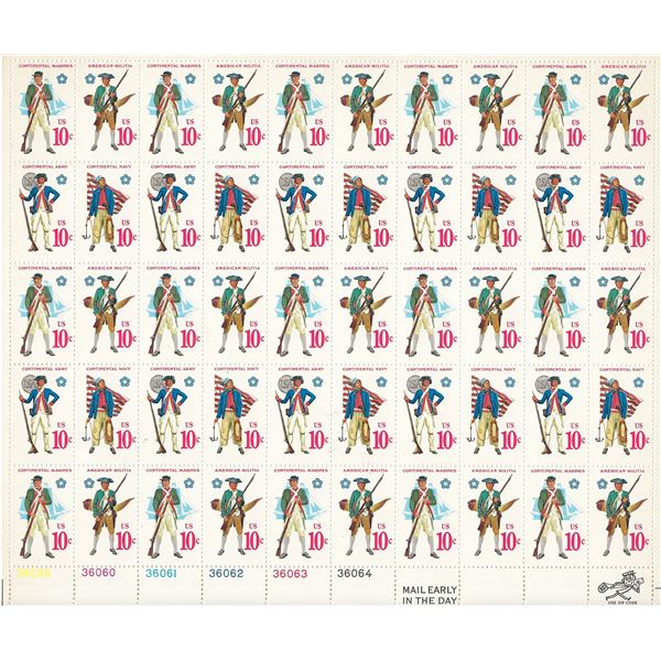 Early American Military Uniform Stamps