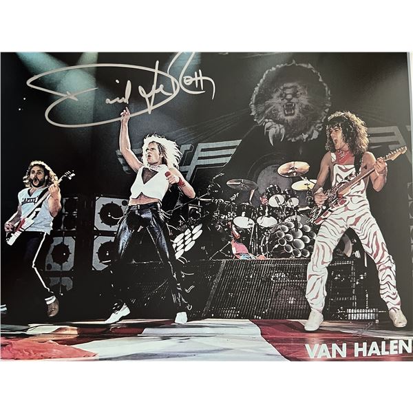 Van Halen David Lee Roth signed photo