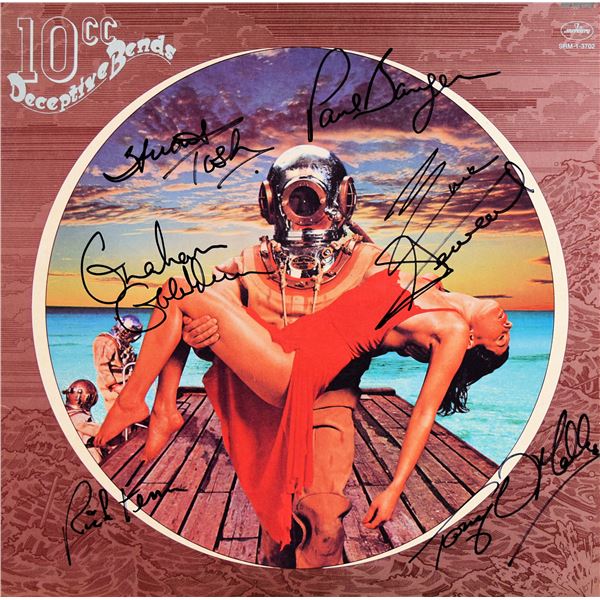 10cc signed Deceptive Bends album
