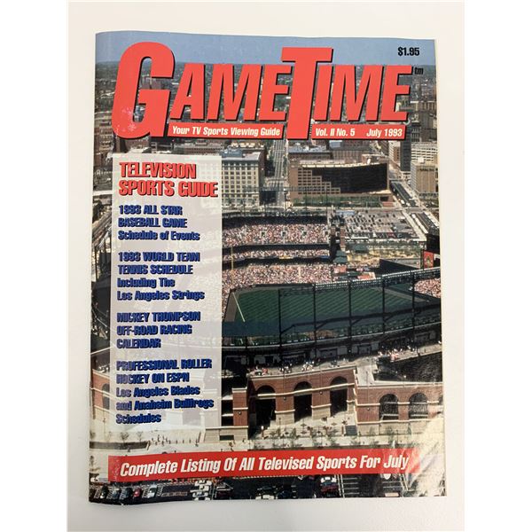 Game Time Magazine July 1993