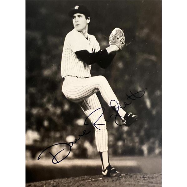 NY Yankee Dave Righetti signed photo