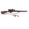 Image 1 : Lee-Enfield No.4 Mk. I (TR) Bolt-Action Sniper Rifle .303 25" Barrel Full Wood Stock W/No32 MK3 Scop