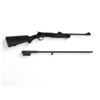 Image 1 : Rossi Single Shot Youth Gun With 22" 410 Barrel And 18.5" 22LR Barrel Black Synthetic Stock