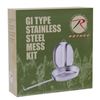 Image 1 : Rothco GI Type Stainless Steel Mess Kit, New